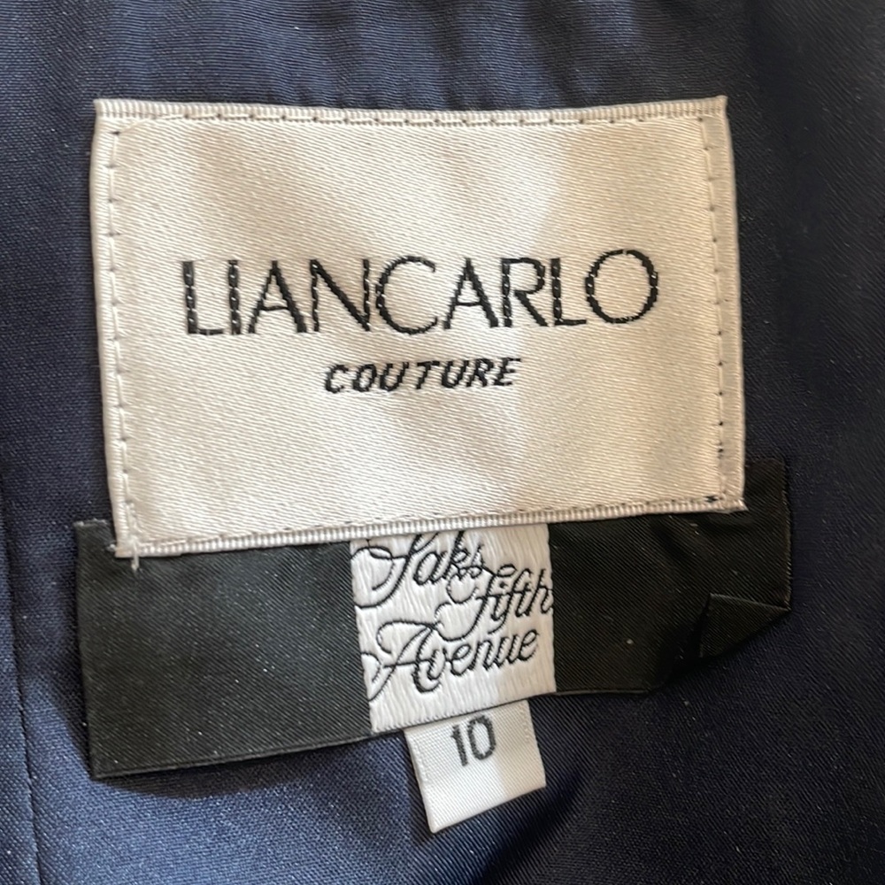 Navy Liancarlo Couture dress - Picture 6 of 6